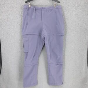 The North Face Pants Women 16 FlashDry-XD Convertible Zip Off Leg Purple